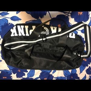 Black Pink Brand Duffel Bag
